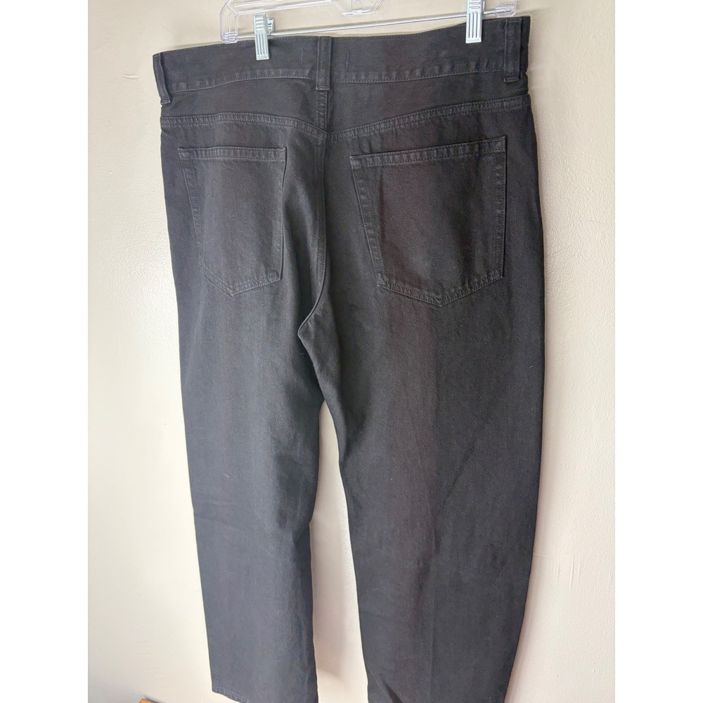 Madewell Men The Balloon Jean Black Relaxed Tapered Denim Pants NW241 Size 32 - Picture 3 of 7